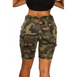 Alluring Camouflage All Match Shorts