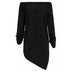 Best Seller Slash Neck Christmas Irregular T-shirt